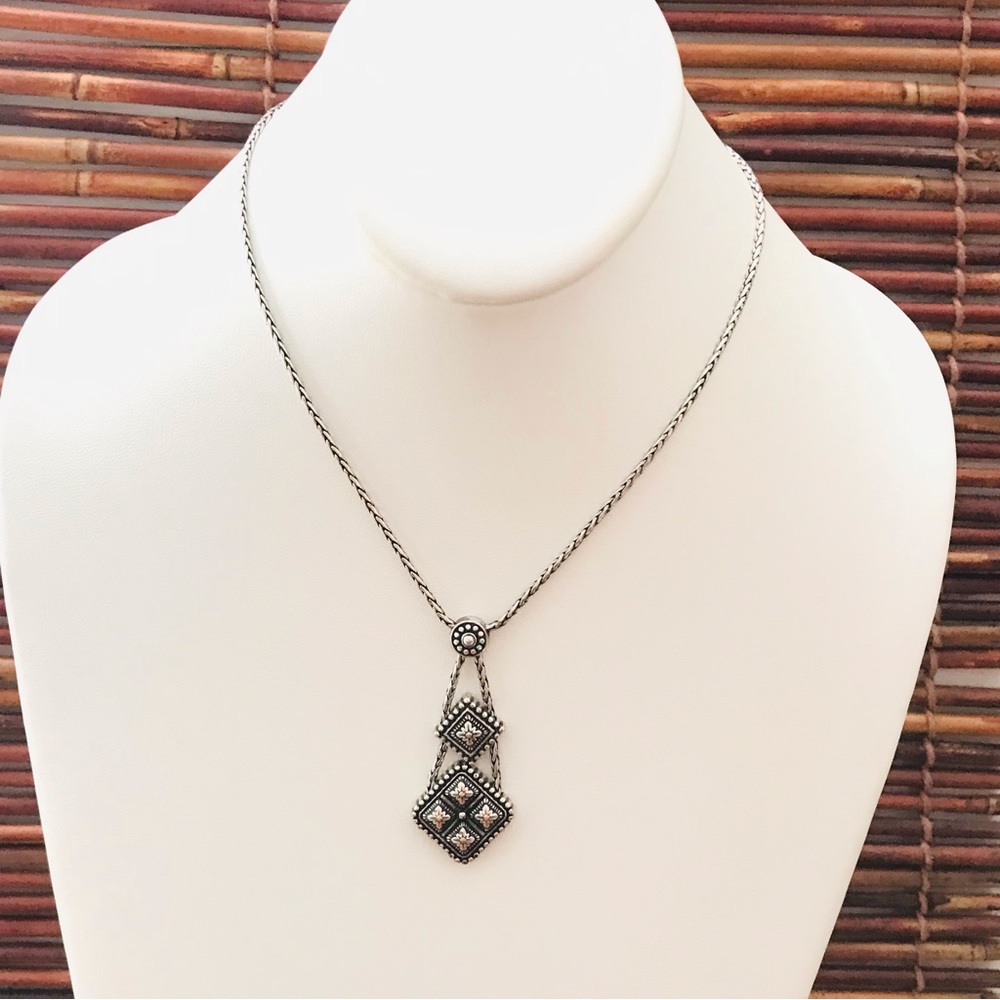 Brighton Square Tassel Necklace